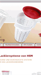 Mobile Screenshot of hsm-lackiersysteme.de